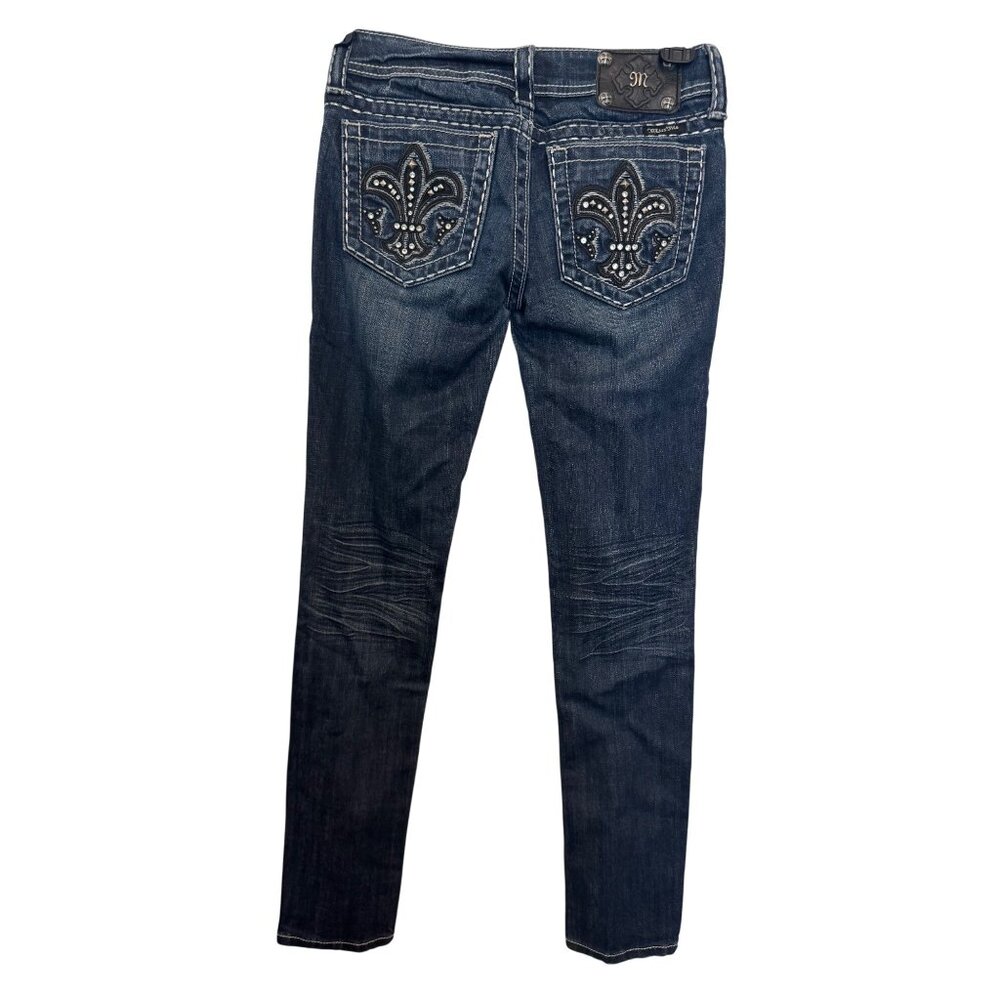 Miss Me Womens Skinny Jeans Size 25 Stonewood Wash